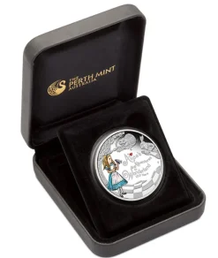 Alice im Wunderland 1 Oz Silber Proof + Box + COA *