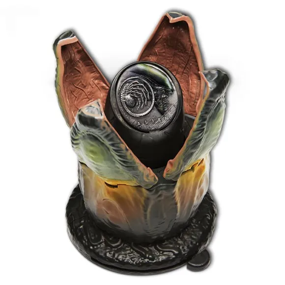 Alien - 40 Jahre - 2 Unzen Silber Antik Finish + Aufsteller*