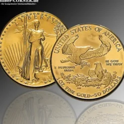 American Eagle 1 Oz Gold verschiedene Jahrgänge