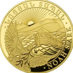 Arche Noah 1 Gramm Goldmünze