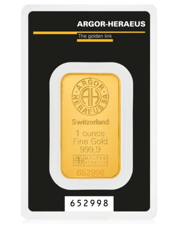 Argor-Heraeus 1 Unze Goldbarren