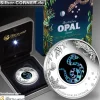 Austraian Opal Series - Python 1 OZ Silber Proof 2015 +Box +COA *
