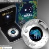 Australian Opal Series- Tasmanian Devil 1 Oz Silber Proof+Box+CoA*