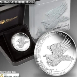 Australian Wedge Tailed Eagle 2015 1 Oz Silber Proof *