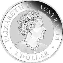Australien Emu 1 Unze Silber farbig 2021 +Box+COA*