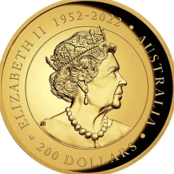 Australien Känguru - High Relief - 2 Unzen Gold 2023 +Box +COA