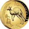 Australien Känguru - High Relief - 2 Unzen Gold 2024 +Box +COA