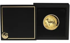 Australien Känguru - High Relief - 2 Unzen Gold 2024 +Box +COA
