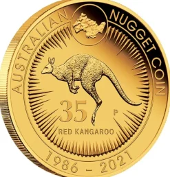 Australien Känguru - 35 Jahre Edition - 2 Unzen Gold Proof 2021 +Box +COA