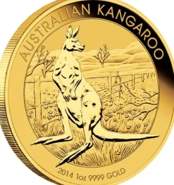 Australien Känguru 1 Unze Gold 2014