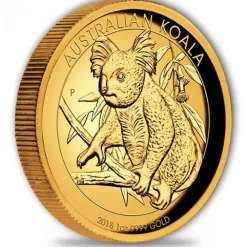 Australien Koala 1 Oz Gold High Relief 2018 + Box +COA