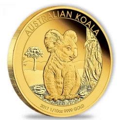 Australien Koala 1/10 Oz Gold Proof 2016 + Box + COA