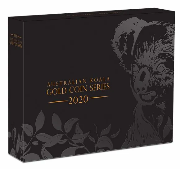 Australien Koala 2 Unzen Gold 2020 High Relief + Box +COA