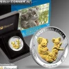 Australien Koala 1 Unze Silber - vergoldet - 2011 +Box +COA*