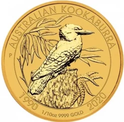 Australien Kookaburra 1/10 Unze Gold 2020