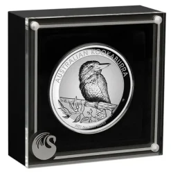 Australien Kookaburra 5 Unzen Silber - Incuse - 2021 +Box +COA*