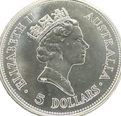 Australien Kookaburra 1 Unze Silber 1990*