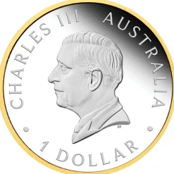 Australien Nugget 40 Jahre 1 Unze Silber vergoldet Proof 2026 +Box +COA
