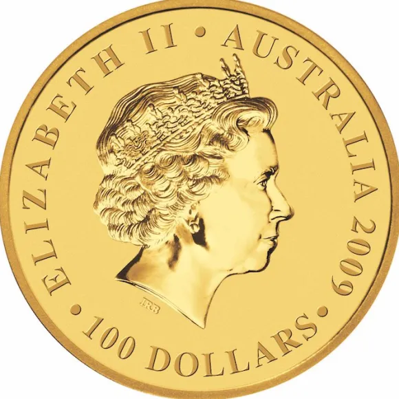 Australien Nugget / Känguru 1 Oz Gold 2009