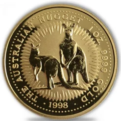 Australien Nugget / Känguru 1 Oz Gold 1998