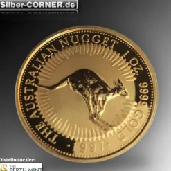 Australien Nugget / Känguru 1 Oz Gold 1997