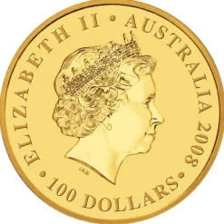 Australien Nugget / Känguru 1 Oz Gold 2008