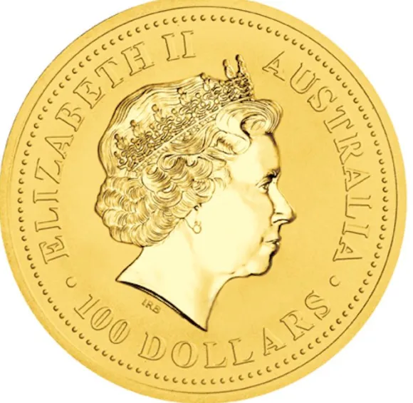 Australien Nugget / Känguru 1 Oz Gold 2007