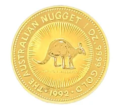 Australien Nugget / Känguru 1 Oz Gold 1992