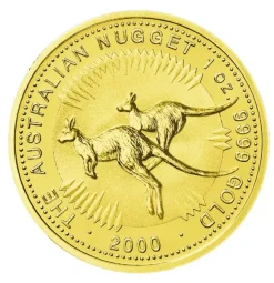 Australien Nugget / Känguru 1 Oz Gold 2000