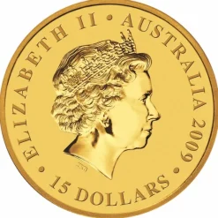 Australien Nugget / Känguru 1/10 Unze Gold 2009