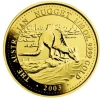 Australien Nugget / Känguru 1/10 Unze Gold 2003