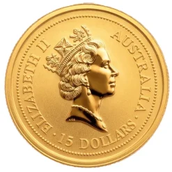 Australien Nugget / Känguru 1/10 Unze Gold 1998