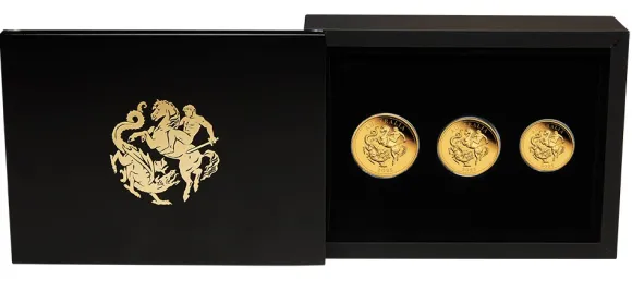 Australien Sovereign 3-Coin Set Gold Proof 2025 +Box +COA