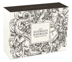 Australien Sovereign 3-Coin Set Gold Proof 2025 +Box +COA