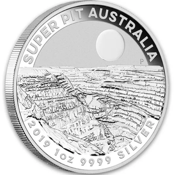 Australien Super Pit 1 Oz Silber 2019 *
