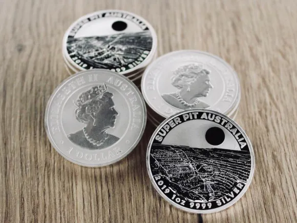 Australien Super Pit 1 Oz Silber 2019 *