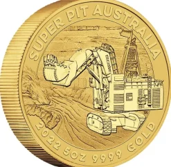 Australien Super Pit 5 Unzen Gold 2022