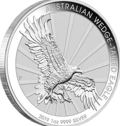 Australien Wedge Tailed Eagle 1 Oz Silber 2019*
