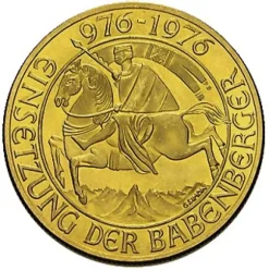 Babenberger 1.000 Schilling Gold 1976