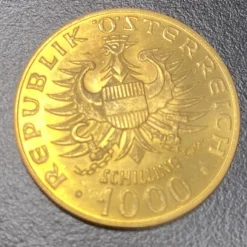 Babenberger 1.000 Schilling Gold 1976