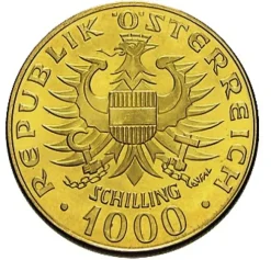 Babenberger 1.000 Schilling Gold 1976