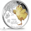 Baby Hahn 1/2 Oz Silber Proof 2017 *