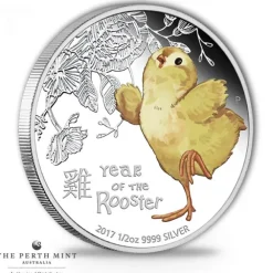 Baby Hahn 1/2 Oz Silber Proof 2017 *