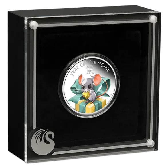 Baby Maus 1/2 Oz Silber Proof 2020 + Box +Zertifikat*