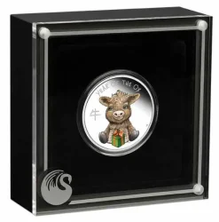 Baby Ochse 2021 1/2 Oz Silber Proof + Box +Zertifikat*