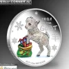 Baby Ziege 2015 1/2 Oz Silber Proof + Box + CoA*