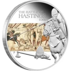 Battle of Hastings 1 Unze Silber Proof 2009*
