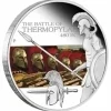 Battle of Thermopylae 1 Oz Silber Proof 2009 +Box +COA *