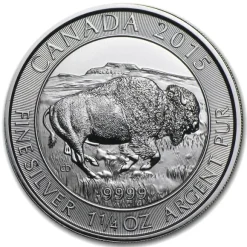 Bison 1 1/4 Unze Silber 2015 - Kanada