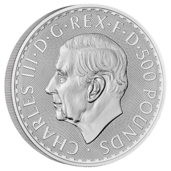 Britannia 1 KG Silber - Charles - 2023*